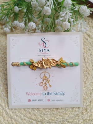 Auspicious Swastik Elegant Designer Bhabhi Bracelet