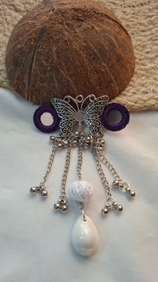 Royal Butterfly Hair Brooch Pin